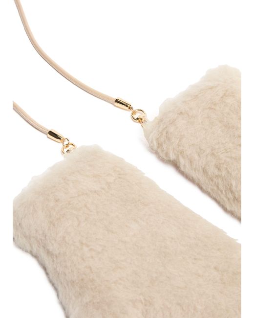Max Mara Pink Ombrato Gloves