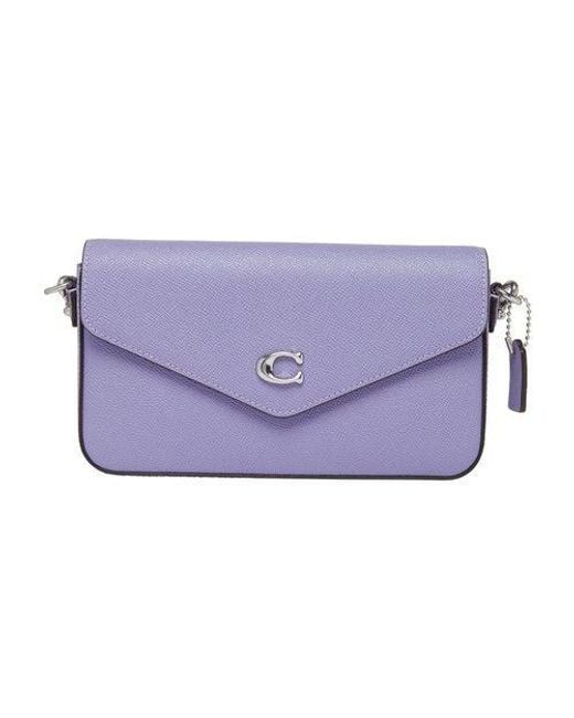 COACH Purple Wyn Crossbody Bag