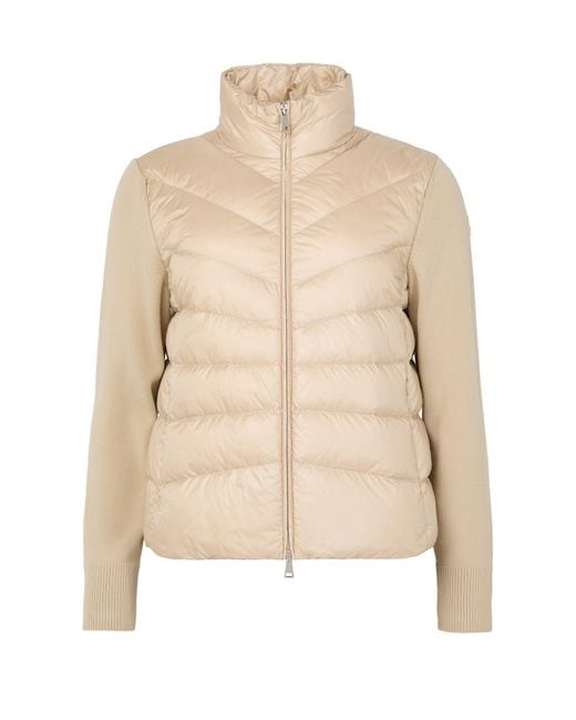 Moncler Natural Bi-Material Jacket