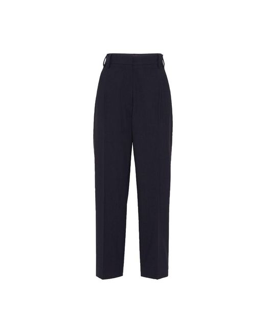 Brunello Cucinelli Blue Slouchy Trousers
