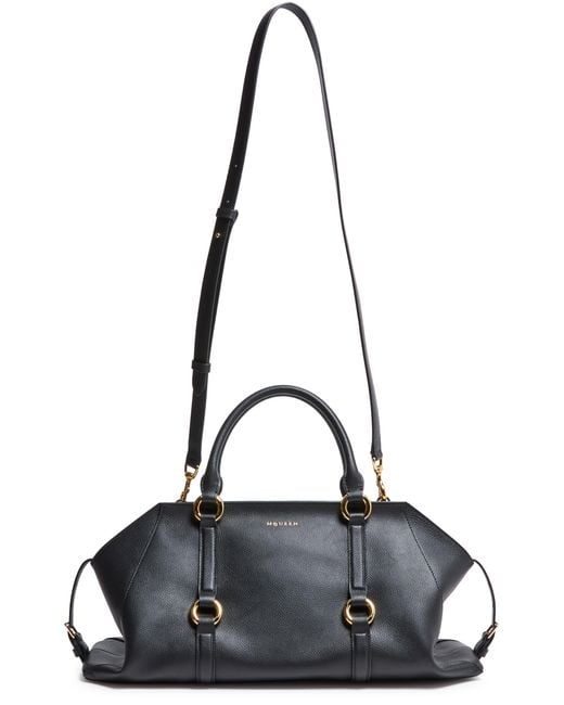 Alexander McQueen Black Kleine Handtasche Farringdon