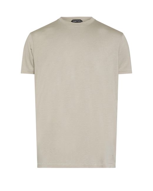 Tom Ford White Round-Neck T-Shirt for men
