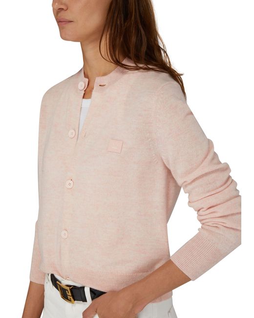 Cardigan Acne en coloris Natural