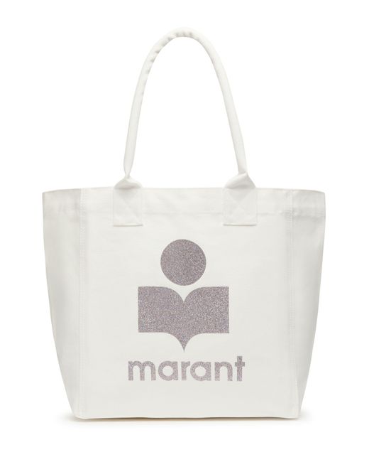 Isabel Marant White Yenky Small Tote Bag