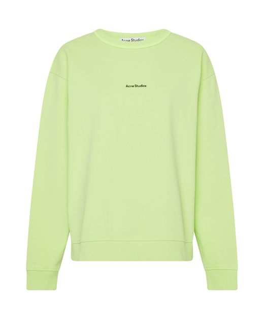 Acne Green Sweatshirt mit Logo