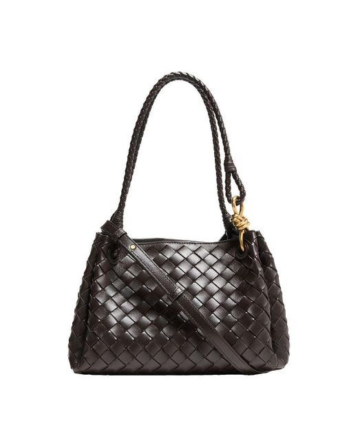 Bottega Veneta Black Parachute Shoulder Bag