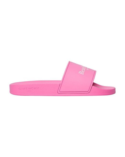 Givenchy Pink Slide Sandals