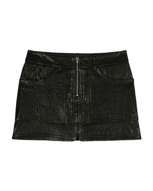 Ba&sh Black Baly Mini Skirt