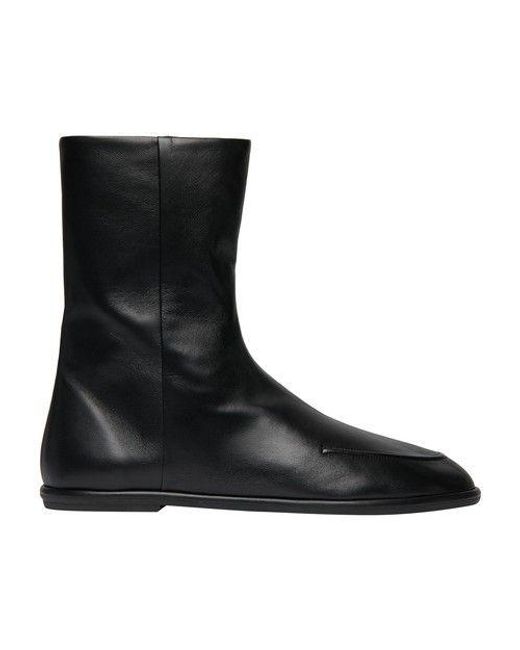 The Row Canal Ankle Boots in Black | Lyst