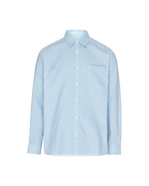 A.P.C. Blue Malo Shirt for men