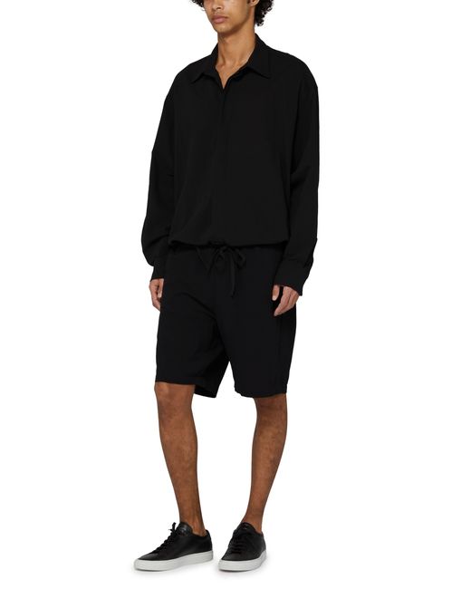 AMI Bermudashorts mit elastischem Bund in Black für Herren
