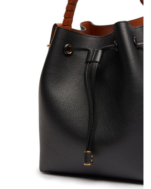 Chloé Black Marcie Bucket Bag