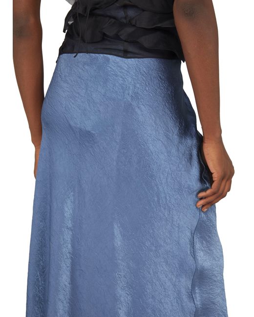 Anna October Blue Sandra Midi Skirt