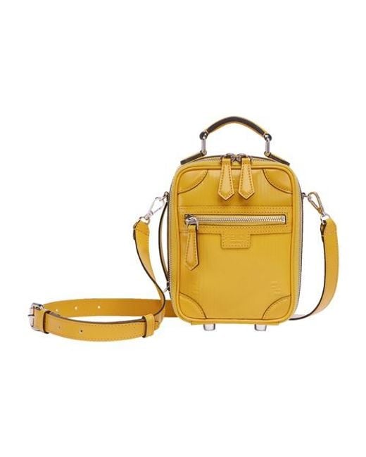 Fendi Yellow Travel Mini Bag for men