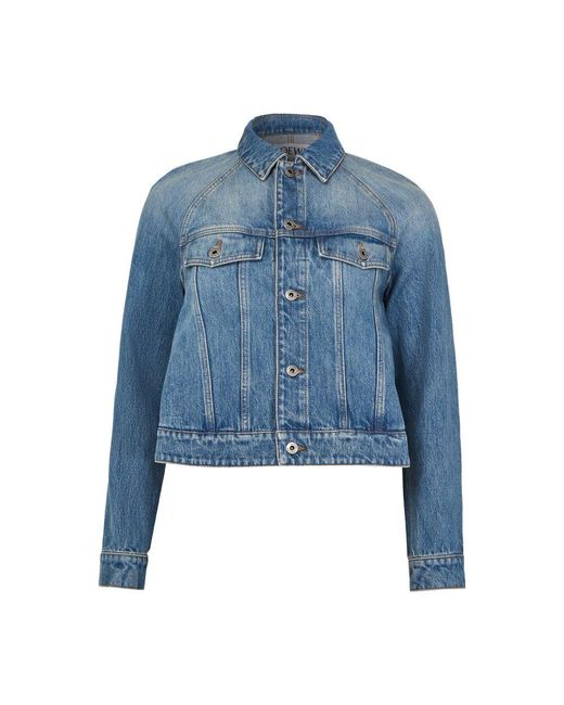 Loewe Blue Trapeze Denim Jacket