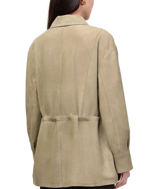 Arma Natural Maeve Suede Jacket