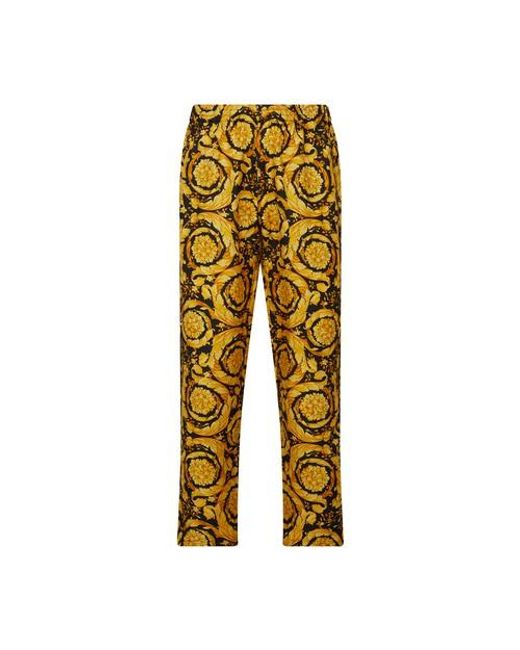 Versace Pajama Pants in Black_gold (Yellow) for Men Lyst UK