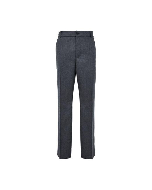 Moncler Blue Straight-Leg Pants for men