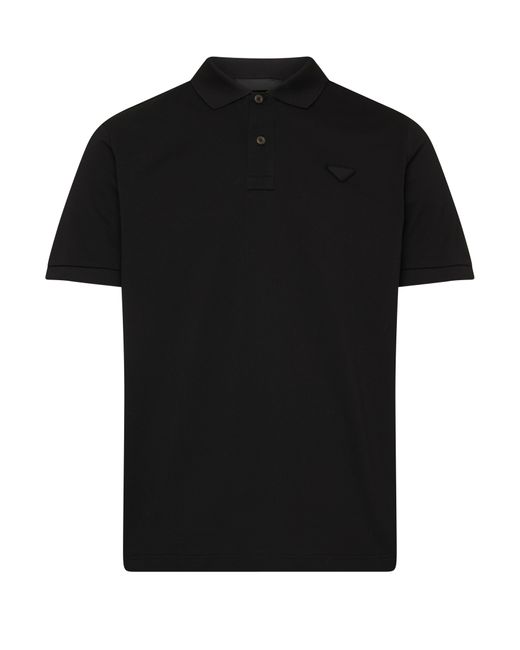 Prada Pikee-Poloshirt in Black für Herren