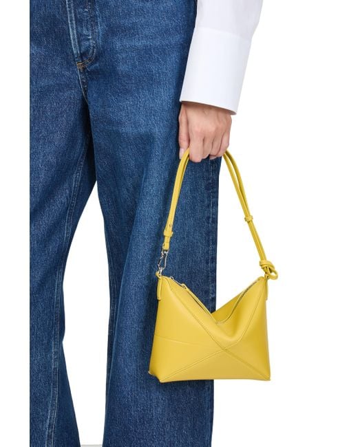 Loewe Yellow Puzzle Fold Pouch