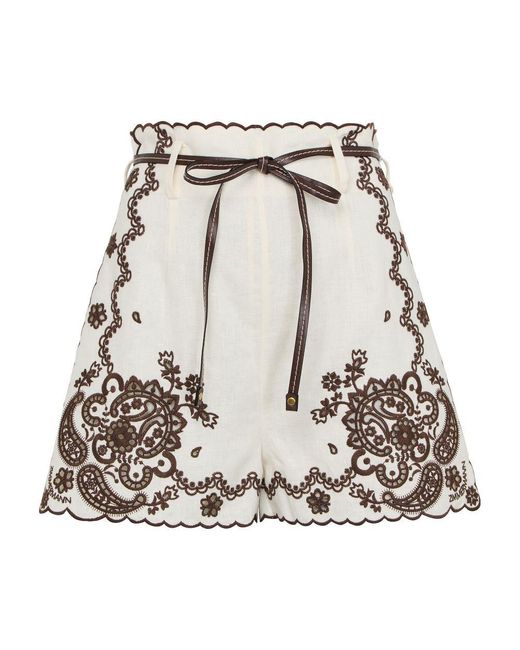 Short Brodés Ascension Zimmermann en coloris White