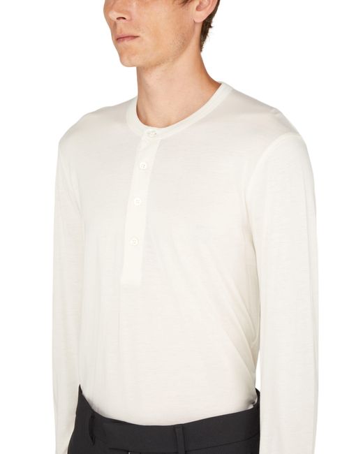 Tom Ford White Round-neck Sweater for men