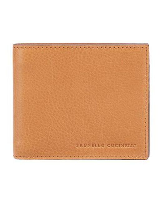 Brunello Cucinelli Brown Wallet for men