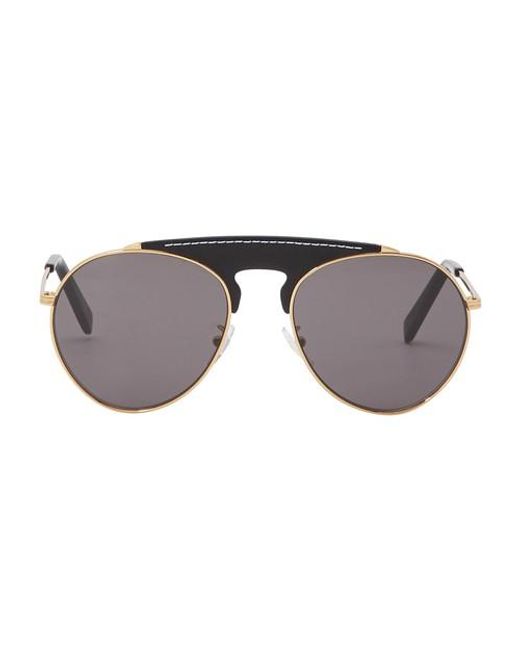 Loewe Black Aviator Sunglasses for men
