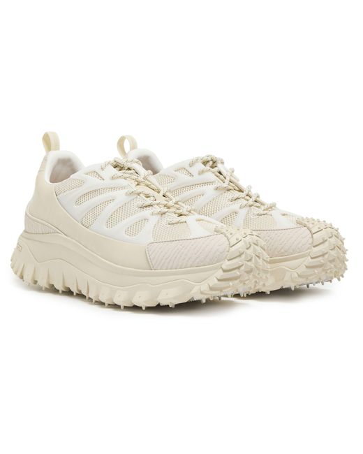 【関税&送料込】Moncler Ivory Trailgrip Amoeba Sneakers Moncler Trailgrip Amoeba Low Top Sneakers in White for Men
