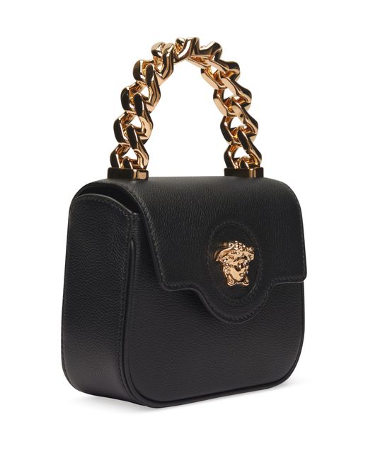 Versace Black Small La Medusa Bag