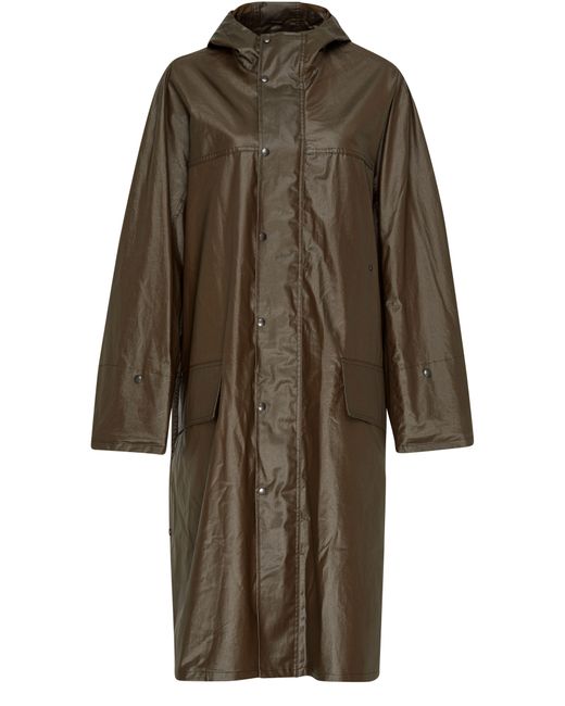 Lemaire Brown Hooded Raincoat