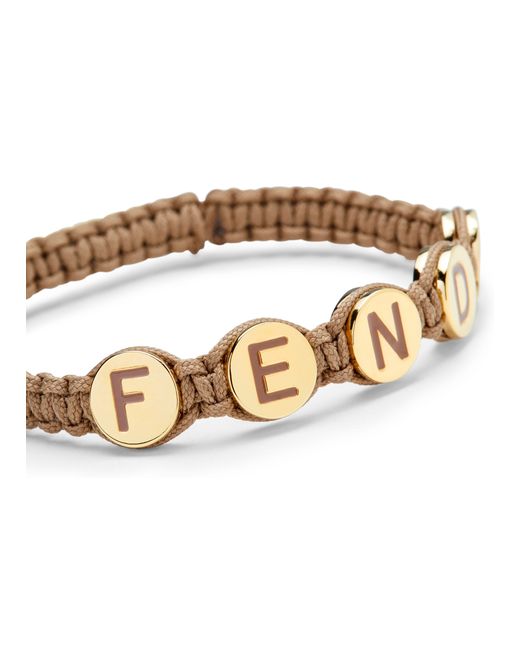 Bracelet graphy Fendi en coloris Metallic