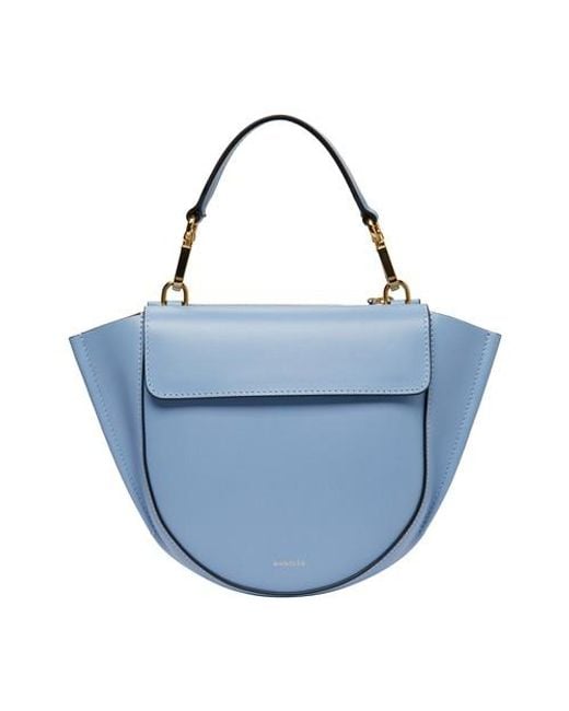 Wandler Leather Hortensia Mini Bag in Blue | Lyst