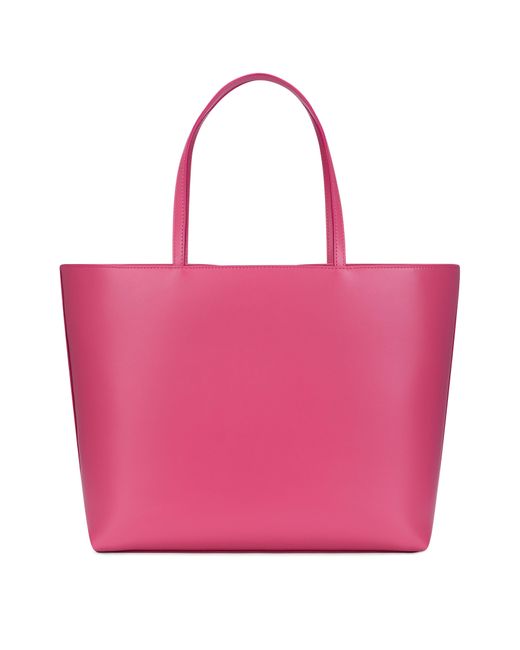Dolce & Gabbana Pink Medium Dg Logo Bag Shopper
