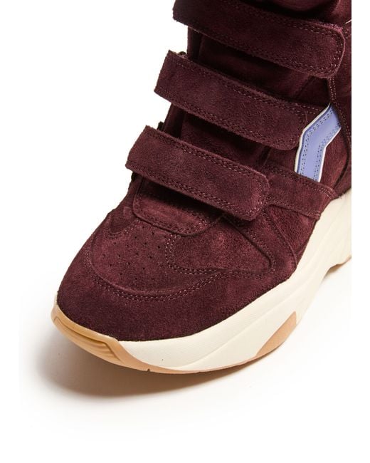 Isabel Marant Red Balskee Sneakers