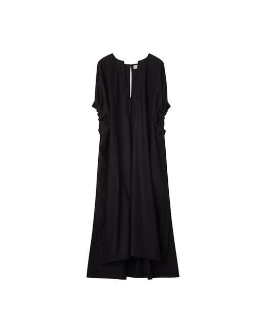 House of Dagmar Black Rouched Dress
