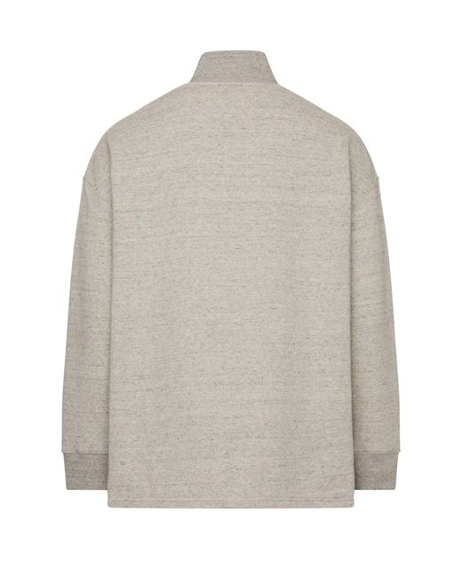 Loewe Gray High Neck Sweatshirt for men