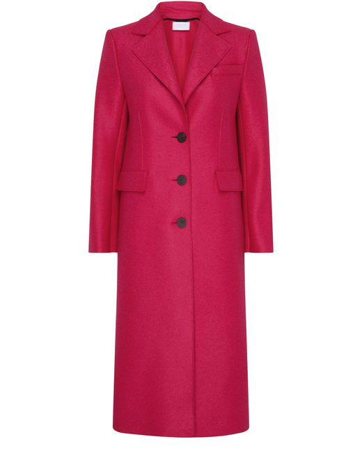 Harris Wharf London Red Long Coat