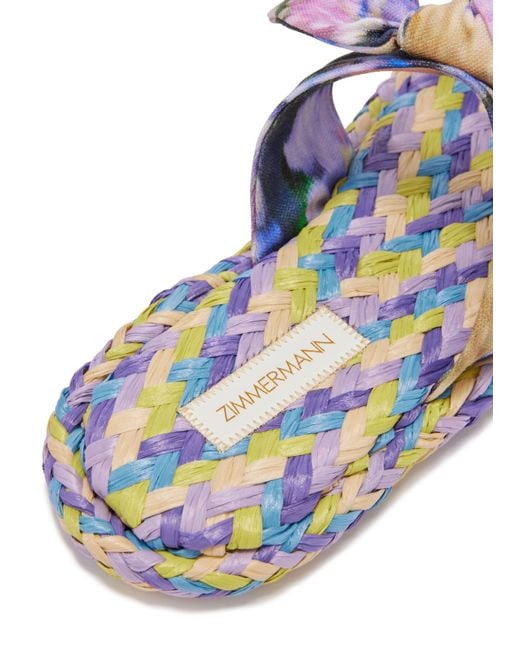 Zimmermann Blue Sandalen Carousel