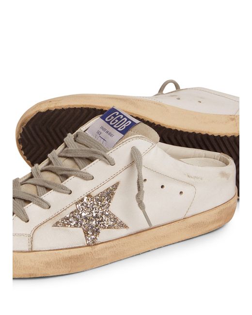 Golden Goose Deluxe Brand Black Superstar-Sabot Sneakers