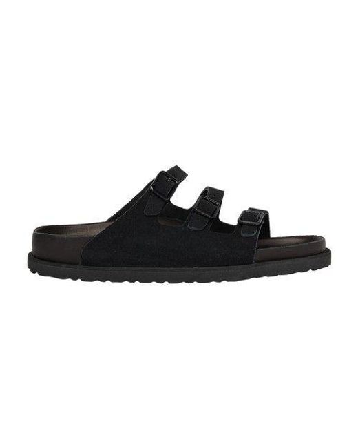 brown strap flat sandals