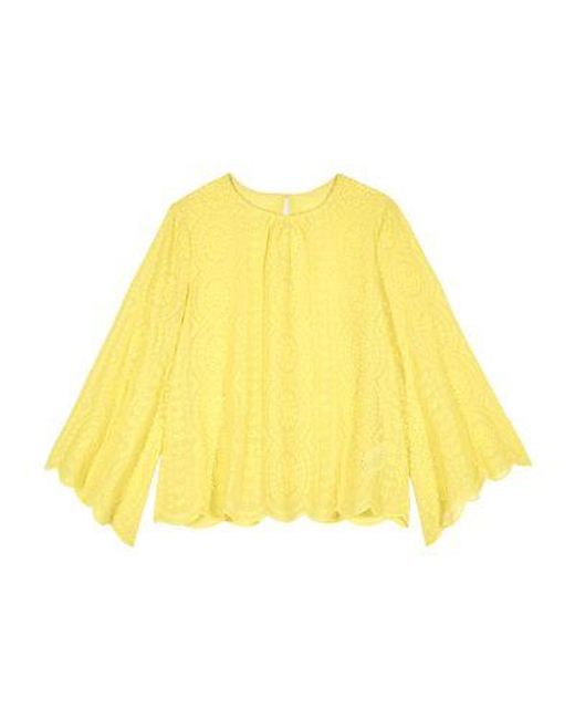 Ba&sh Yellow Bruna Shirt
