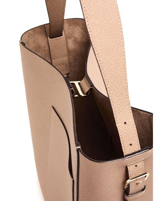 Valextra Natural Medium Bucket Bag