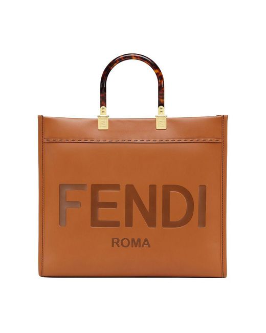 Fendi Brown Sunshine Medium Bag