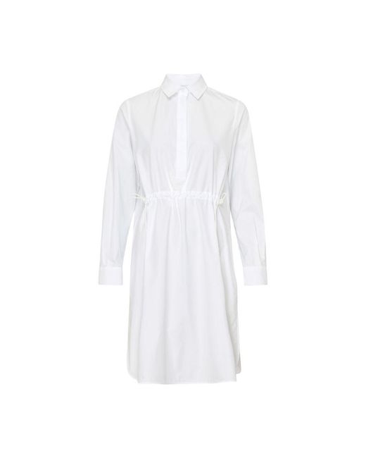 Max Mara White Juanita Mini Shirt Dress