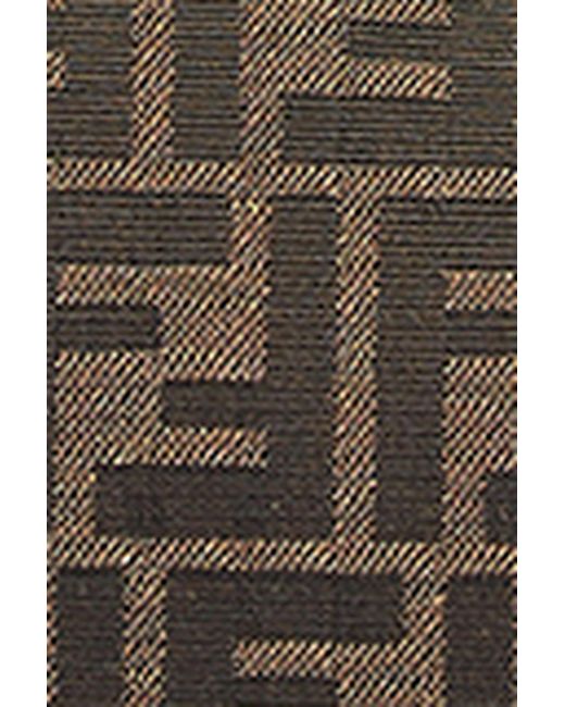 Fendigraphy Phone Pouch Fabric Brown
