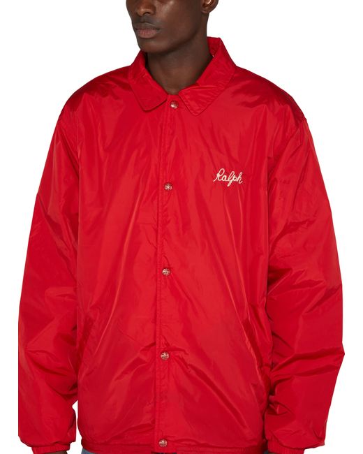 Polo Ralph Lauren Red Windbreaker Jacket for men