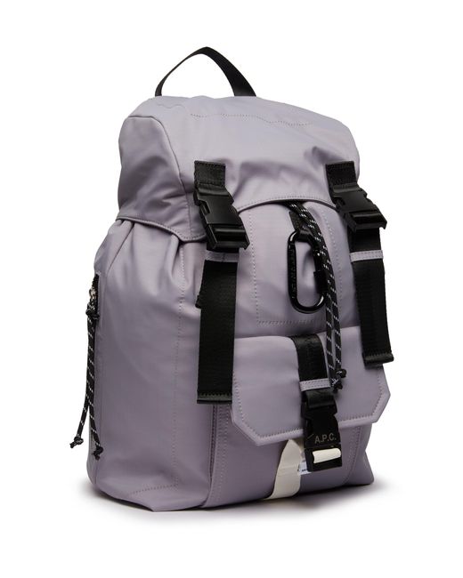 A.P.C. Black Treck Backpack for men