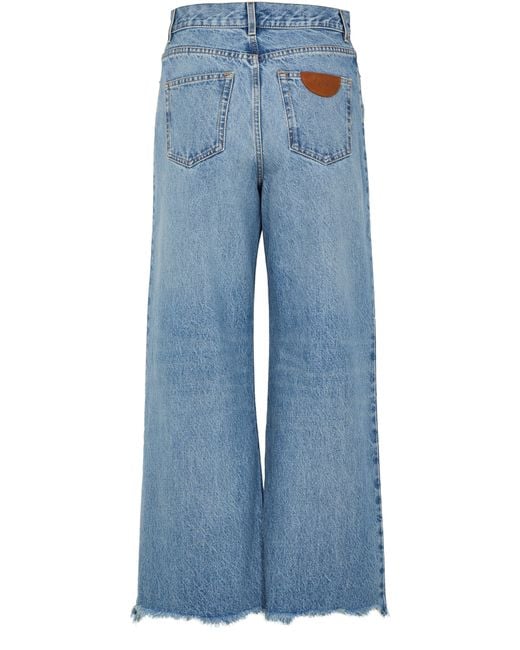 Chloé Blue Straight-Cut Jeans