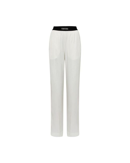 Tom Ford Gray Flowing Pants